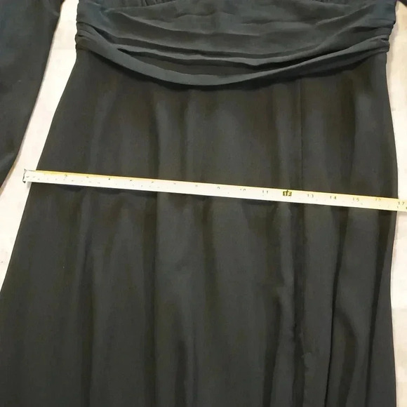 Lulus Love You So Black Long Sleeve Maxi Dress NWOT Size Large - Picture 13 of 13